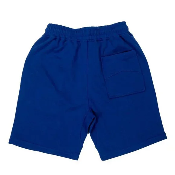 Rhude embroidered-logo drawstring shorts in blue